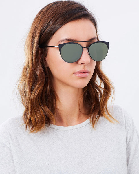Tell Me Why Black - Quay Australia Sunglasses